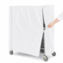 Thumbnail image #4 for Metro Waterproof Vinyl-Nylon Banquet Cart Cover, 72 x 24 x 62 Inches, White