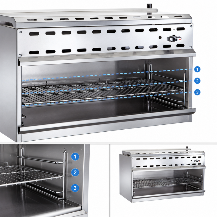 Product image #4 for Vulcan VICM36 36-Inch Gas Infrared Cheesemelter Broiler