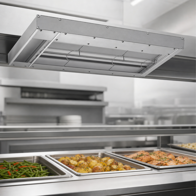 Product image #4 for Hatco Glo-Ray 18-Inch Unlighted Infrared Strip Heater, Aluminum, 450 Watts