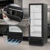 Thumbnail image #4 for Beverage-Air MarketMax IQ Single-Section Reach-In Glass Door Freezer Merchandiser, 11.9 Cu. Ft., Black, Bottom-Mounted