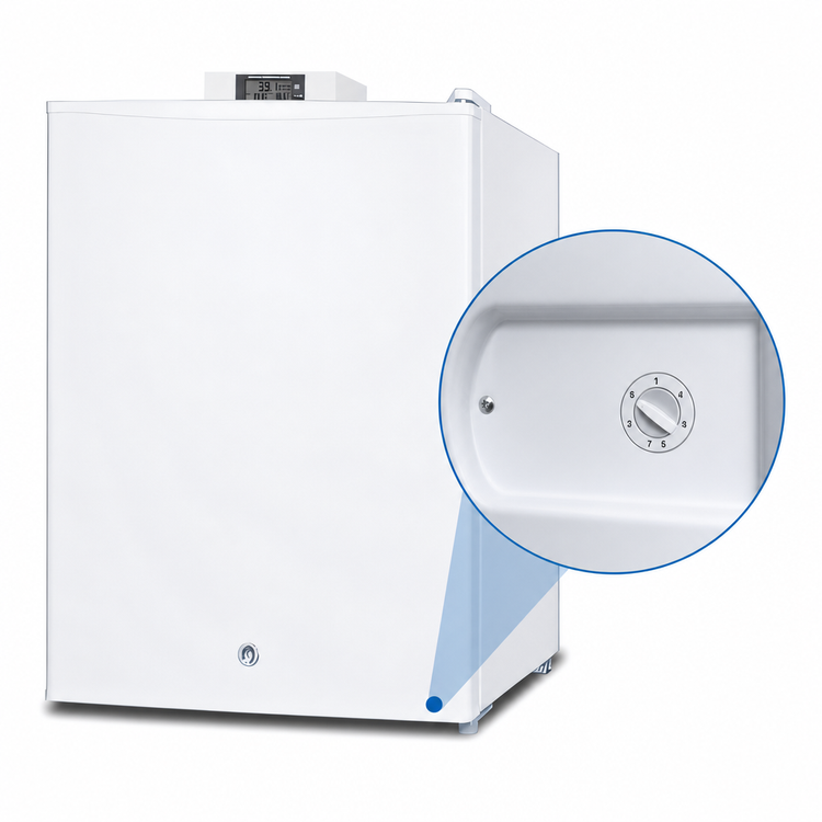 Product image #4 for Accucold Nutrition Center Undercounter Freezer, 1.8 Cu. Ft., Freestanding, White
