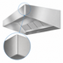 Thumbnail image #4 for SpecAir HES96-66 Short Front Wall Type Exhaust-Only Ventilation Hood, 66 Inches Wide