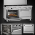 Thumbnail image #4 for Southbend Ultimate 60-Inch Gas Restaurant Range with 4 Burners, 36-Inch Griddle, Standard Oven, and Cabinet Base