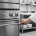 Thumbnail image #3 for Titan JTRH-236C Heavy Duty 36 Inch Gas Range with Stacked Standard and Convection Ovens