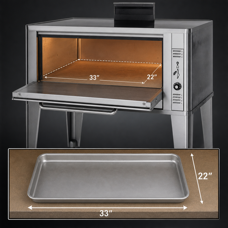 Product image #4 for Blodgett 901 SINGLE Gas Deck Oven, Single Section, 33 x 22 Inch Cooking Surface
