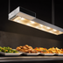 Thumbnail image #4 for Hatco Glo-Ray® Dual Lighted Infra-Black Strip Heater, 72-Inch, 3.81 kW, Aluminum