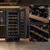 Thumbnail image #5 for KoolMore Dual Zone 2-Section Wine Cooler, Black and Stainless Steel