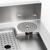 Thumbnail image #4 for Advance Tabco 4-1/2-Inch Integral Stainless Steel Glass Rinser for Prestige Perforated Drainboards