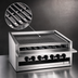 Thumbnail image #4 for MagiKitch'n APM-RMB-624CR 24-Inch 4-Burner Low Profile Countertop Radiant Gas Charbroiler, 60,000 BTU/hr