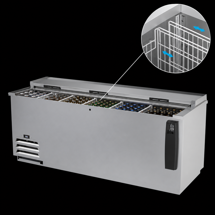 Adjustable Epoxy-Coated Wire Dividers