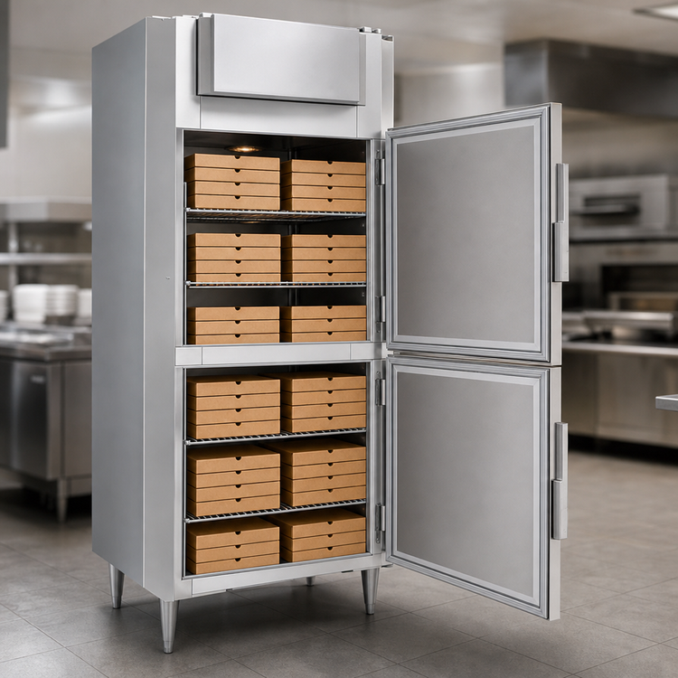 Product image #4 for Victory UltraSpec Pass-Thru Heated Pizza Holding Cabinet, 1 Section, 26.2 Cu. Ft., Standard Depth