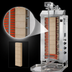 Thumbnail image #4 for Trento Electric Doner Kebab Vertical Broiler with 3 Infrared Burners, 110.23 lb Capacity