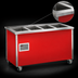 Thumbnail image #4 for Vollrath 4-Series Signature Server® 3-Well Mobile Electric Hot Food Serving Counter with Stainless Steel Top, 46 Inch W x 28 Inch D x 34 Inch H