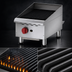 Thumbnail image #4 for Omcan Countertop Stainless Steel Gas Char-Broiler, 15 Inch, 1 Burner, Natural Gas