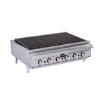 Thumbnail image #1 for Royal Range of California Royal Series RSRB-12 Gas Countertop Charbroiler, 12", Radiant, Manual Controls, Cast Iron Grates
