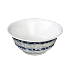 Thumbnail image #1 for Thunder Group Dragon 5275DL Scalloped Melamine Bowl, 34 oz., 7-1/4" Diameter, Blue Case of 6 Dozen