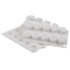 Thumbnail image #1 for JB Prince MA105 Flexible Silicone Chocolate & Candy Mold, 35 1-Inch Round Discs, 11-3/4 x 7 Inches