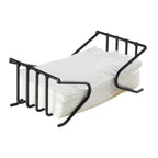 Thumbnail image #1 for Cal-Mil 4314-13 Rectangular Tabletop Napkin Holder, 8"W x 4"H, Black Powder-Coated Wire