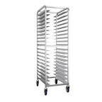 Thumbnail image #1 for Winholt Equipment UARE-2018 Aluminum Universal Pan Rack, 20-Pan Capacity, Holds 18" x 26" Pans, 5" Casters