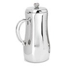 Thumbnail image #1 for Eastern Tabletop Ballerina 7230B Coffee/Tea Pot, 64 oz, 18/10 Stainless Steel, Hinged Lid