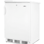 Thumbnail image #1 for Summit Commercial Accucold® FF7LW One-Section Undercounter Refrigerator, 5.5 cu. ft., Reversible Solid Door, White