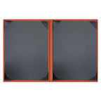 Thumbnail image #2 for Risch Rio RIO-2V 8.5X11 Hardback Reptilian-Pattern Vinyl Menu Cover, 8-1/2 x 11, Double-Fold, 2-View Case of 25
