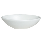 Thumbnail image #1 for G.E.T. Bugambilia BOD02MW Oval Buffet Bowl, 37-1/4 oz., 10-1/4"L x 6-1/2"W x 2-3/4"D, Cast Aluminum, Marble White