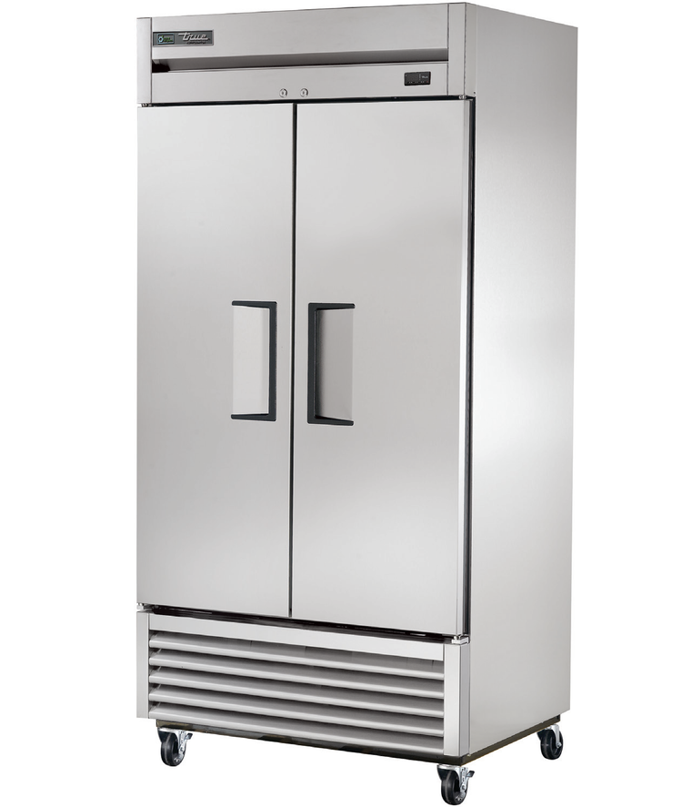 Product image #5 for True T-35-HC Two-Section Reach-In Refrigerator with Solid Swing Doors, Stainless Steel Front, Bottom-Mounted Self-Contained R290