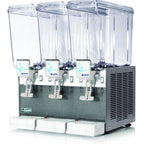 Thumbnail image #1 for AMPTO D1316 Electric Countertop Cold Beverage Dispenser, 3 x 5-Gallon Clear Removable Bowls, 3 Gravity Tap Faucets