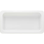 Thumbnail image #1 for Libbey Functions by Bauscher 630261312000000 Porcelain GN 1/3 Rectangular Dish, 64 oz., 12-3/4" x 7" x 2-1/2"