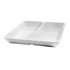 Thumbnail image #1 for Steelite International DW Haber, Fusion Buffet System DWFBCAB16DW Cold Buffet Component, 16"W x 16"D x 2"H, Metal, White