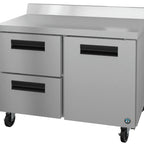 Thumbnail image #5 for Hoshizaki Steelheart WR48B-D2 48-Inch Two-Section Worktop Refrigerator, 1 Door, 2 Drawers, Stainless Steel, R290