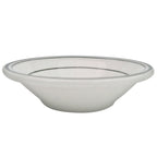 Thumbnail image #1 for CAC China Greenbrier GS-32 Round Ceramic Fruit Dish, 3-1/2 oz., 4-1/2" Diameter x 1"H, Rolled Edge Case of 3 Dozen