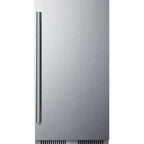 Thumbnail image #1 for Summit Commercial Summit Appliance SDHR1534 Undercounter All-Refrigerator, Solid Stainless Steel Door, 15"W, 1.8 cu. ft.