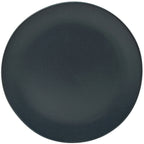 Thumbnail image #1 for Ten Strawberry Street Ripple RPPLE-BLKSLD 8" Round Ceramic Salad/Dessert Plate, Black Case of 24