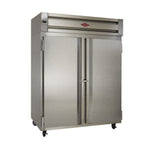 Thumbnail image #1 for Utility Refrigerator R-50-SS-2S-D-X Two-Section Reach-In Refrigerator, 43.7 cu. ft., Solid Stainless Steel Doors, Remote Refrigeration