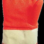 Thumbnail image #4 for CFS Brands FGI-OR Frozen Food Glove, One Size, PVC with Cotton Jersey Liner, Non-Stick, Orange