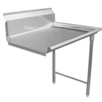 Thumbnail image #1 for GSW DT36C-R Clean Dish Table, Straight, Left-to-Right, 36"W x 30"D x 45-1/2"H, 16-Gauge 304 Stainless Steel, 8" Backsplash