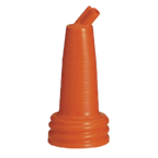 Thumbnail image #1 for TableCraft Products PourMaster N14X Long Neck Pour Bottle Top, Dishwasher-Safe Polyethylene, Orange Case of 96