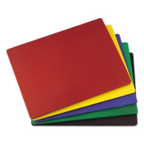 Thumbnail image #1 for Browne USA Foodservice Color-Coded 57361817 Yellow Polyethylene Cutting Board, 18 x 24 x 1/2 in, Non-Skid