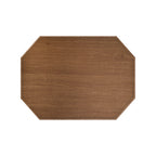 Thumbnail image #1 for Risch Sherwood TABLEMATOCT-SHERWOOD 15X13 Faux-Wood Octagon Table Mat, 15 x 13 in Case of 25