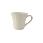 Thumbnail image #1 for Tuxton China Monterey YEF-070 6 oz Ceramic Tall Embossed Coffee Cup Case of 3 Dozen