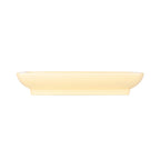 Thumbnail image #2 for G.E.T. Pappasan - EGS M85145-BCY Rectangular Melamine Platter, 2-1/2 qt., 14-1/2" x 8-1/2" x 2-3/4", Banana Crepe Case of 3