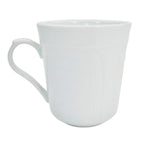 Thumbnail image #1 for CAC China Corona CRO-17 Porcelain Embossed Coffee Mug, 8 oz, Round Tall, Non-Stackable Case of 3 Dozen