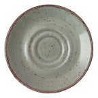 Thumbnail image #1 for Tableware Solutions USA Rustics by Continental 51RUS033-02 Round China Saucer, 4-3/4", Double-Well, Light Green Case of 24