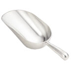 Thumbnail image #1 for TableCraft Products 612 Aluminum Ice Scoop, 12 oz, Round Bottom Case of 12