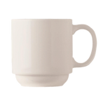 Thumbnail image #1 for Libbey Basics BW-1114 Stackable Porcelain Coffee Mug, 11-1/2 oz., Bright White