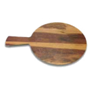 Thumbnail image #1 for G.E.T. Fo Bwa - EGS M12RW-HW 12-Inch Round Melamine Serving Board with Handle and Hanging Hole Case of 6