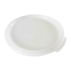 Thumbnail image #1 for Thunder Group PLRFC121822TL Round Food Storage Container Cover, Polypropylene, Translucent, Fits 12, 18 & 22 qt Case of 6
