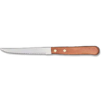 Thumbnail image #1 for Libbey Steak Knives 200 1762 Steak Knife, 8-1/2 in, Hollow Ground Blade, Wooden Handle, Stamped
